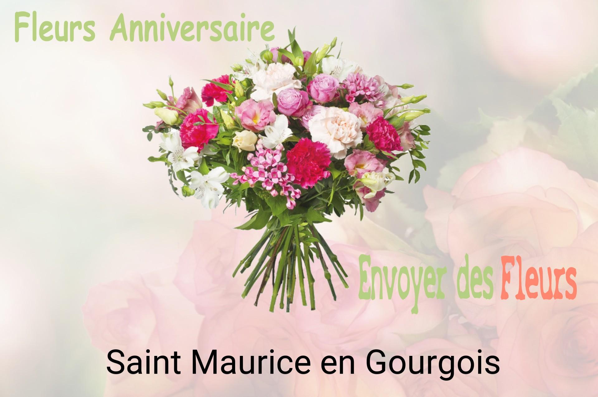 Bouquet de fleurs d’anniversaire livré à Saint-Maurice-en-Gourgois